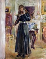 Morisot, Berthe - Julie Playing a Violin